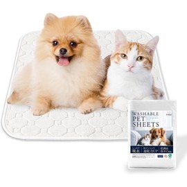 Instant Water Absorption Model x Developed with Animal Nurses: Washable Pet Sheets 2 Pieces, For Dogs and Cats, Quick Dry 3D Mesh [Ministry of Health, Labour and Labor Certified Antibacterial/Mildew