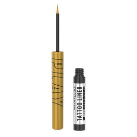 Maybelline Tattoo Liner Play Delineador de Ojos Líquido Ultra Preciso, Colores Vibrantes 48H, A Prueba de Agua, No Se Corre, Punta Extra Delgada, Tono Drop