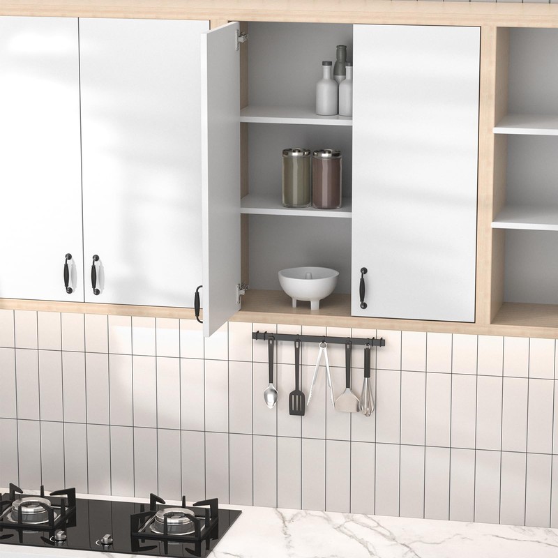 Onemake 4 Pack 110° Face Frame Inset Cabinet Hinges, Soft