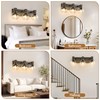 Farmhouse Bathroom Vanity Light Fixtures, 3-Light Wood Bathroom Light Fixtures