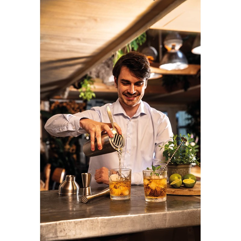 LEOPOLD Barmaß IN233004, Inoxidable, Silberfarben, 4.3 x 4.3 x 9