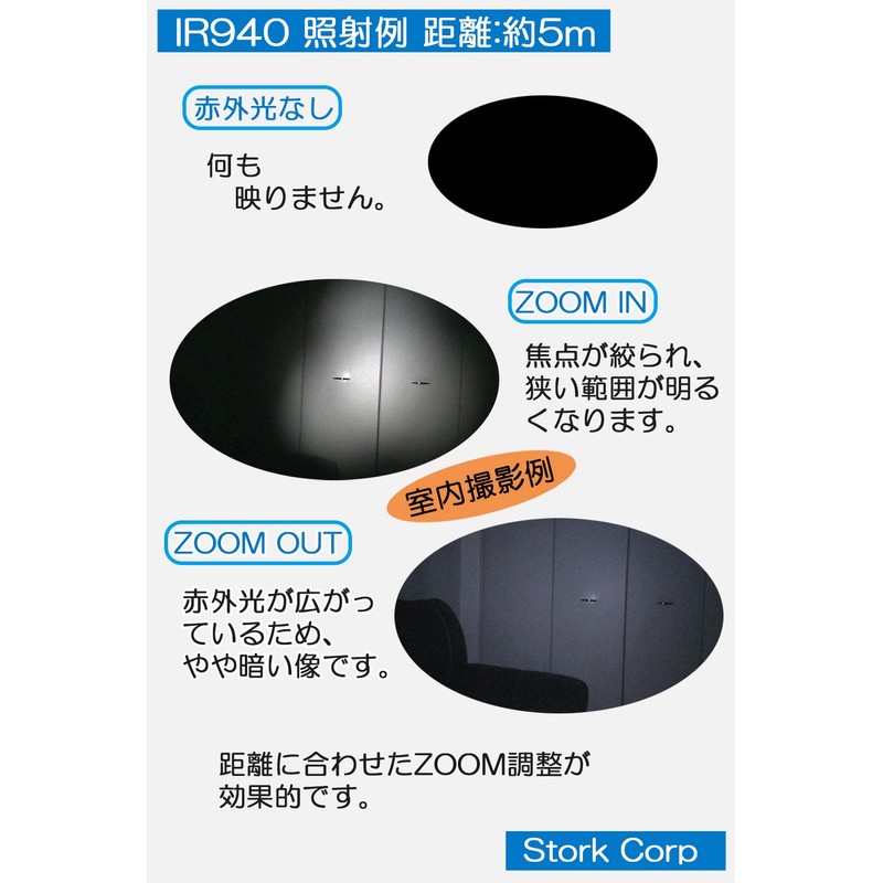 Stork Corp Night Vision IR Infrared Light Infrared LED Small