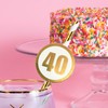 Pavilion Gift Company 40th Birthday-Pack Of 24 Gold & White