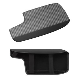 AOMSAZTO Armrest Covers for 2018-2023 Subaru Crosstrek Carbon Fiber