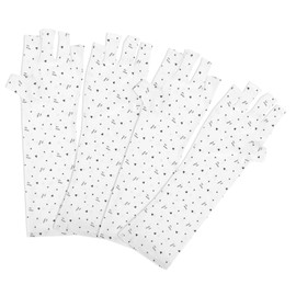 IWOWHERO 2 Pairs Nail Gloves Protection Gloves for Manicures Glove for Gel Nails Manicure Gloves Sunblock Gloves Manicure Dryer Gloves Gel Manicure Nail Gel White Polyester