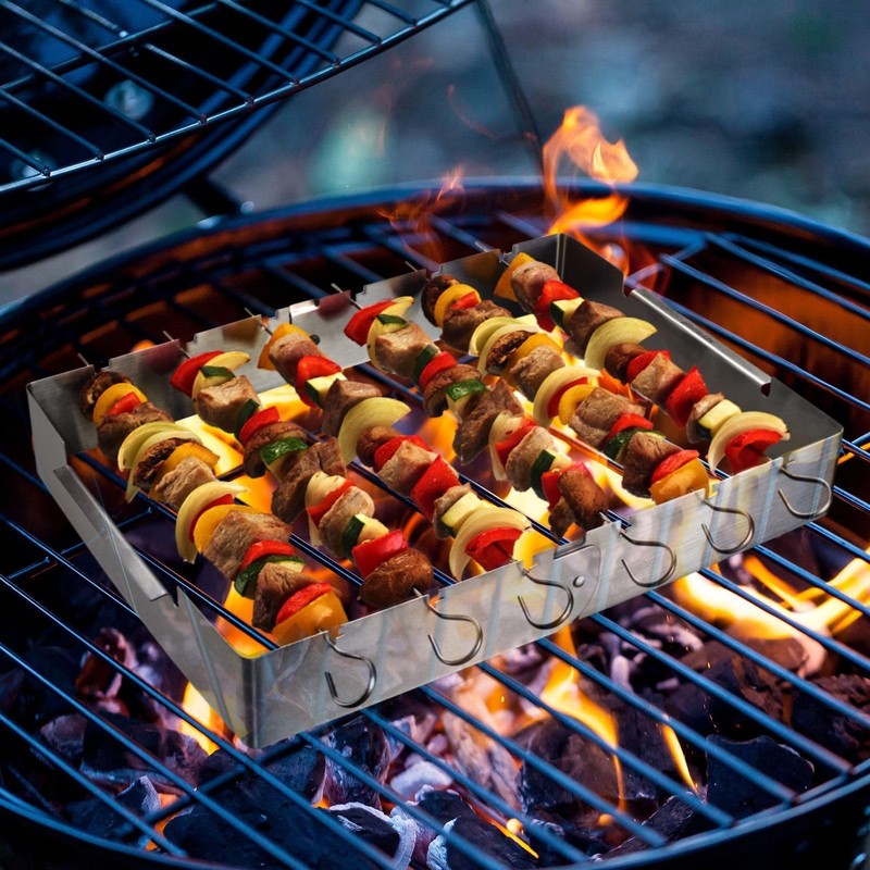 Westmark Barbecue Skewer Holder Set of 7 – Ideal for