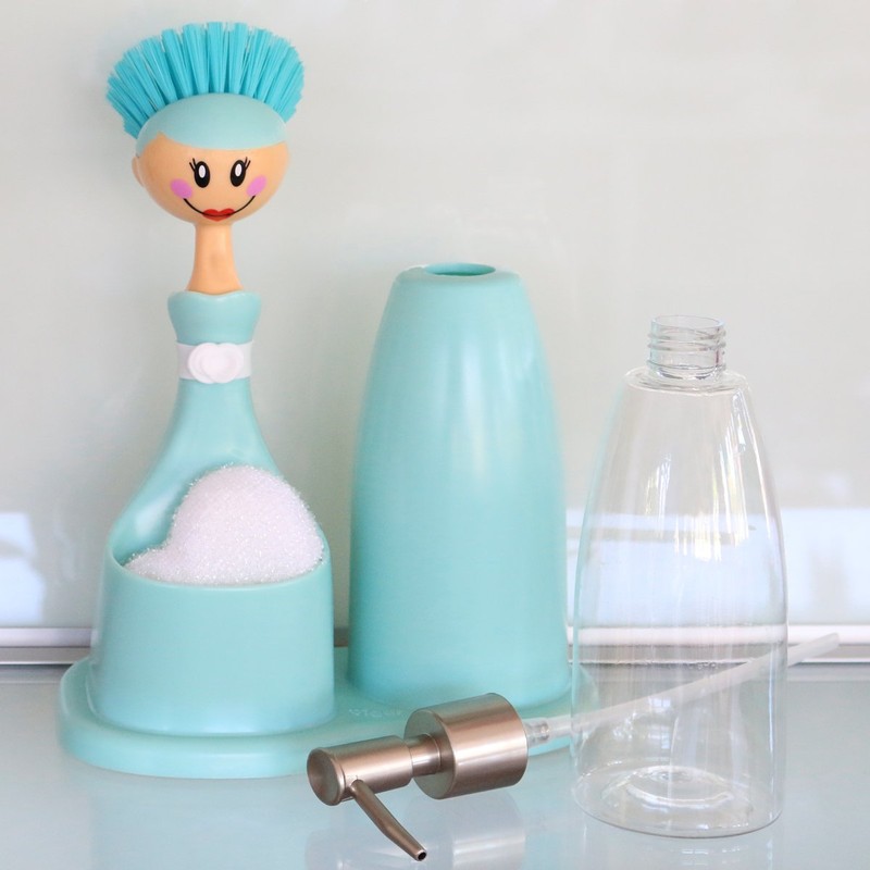 VIGAR Dolls Set Sink, Blue and White