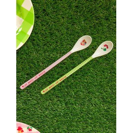 Rice Latte Melamine Spoon Love Therapy Print Set of 2