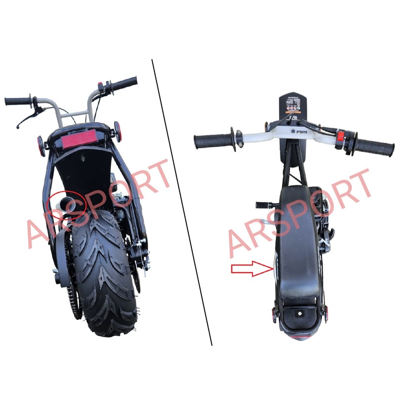 Exhaust for Massimo Mini Bike MB100 Mini Bike Off-Road Motorcycle.
