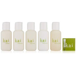 kai Bath And Shower Travel Set, TSA approved, vegan, cruelty free, made in the usa