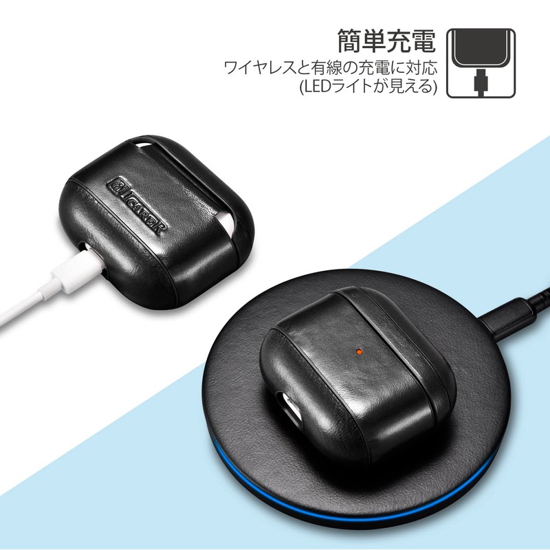 EUKUS for AirPods3 Case, 2021 for AirPods 3rd Generation, Leather