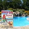 Beach Bar Tin Sign Screw The Cracker Polly Wants a