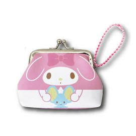 Hatayama Shoji Sanrio 52200361 My Melody Wallet with Ball Chain, multicolor