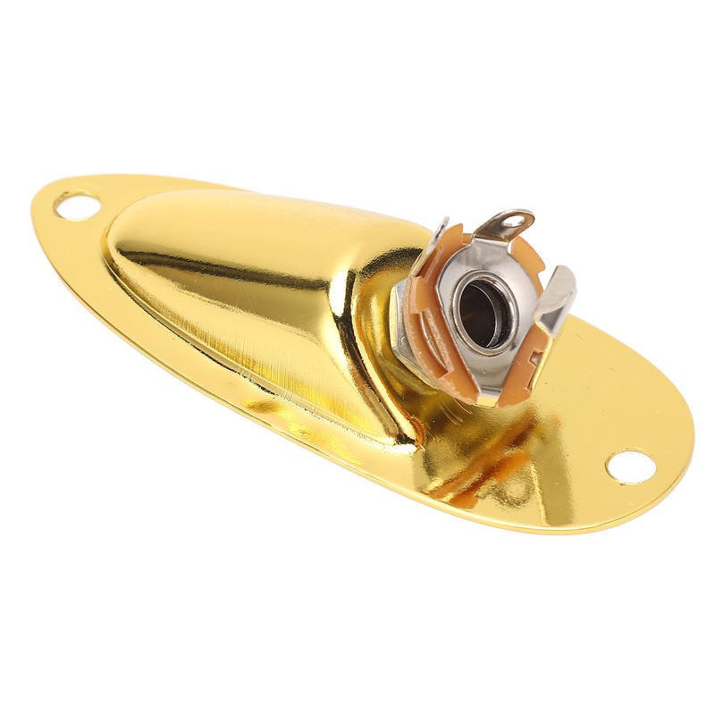 Guitar Input Jack Boat Style 6.35mm Metal Electric Guitar Input