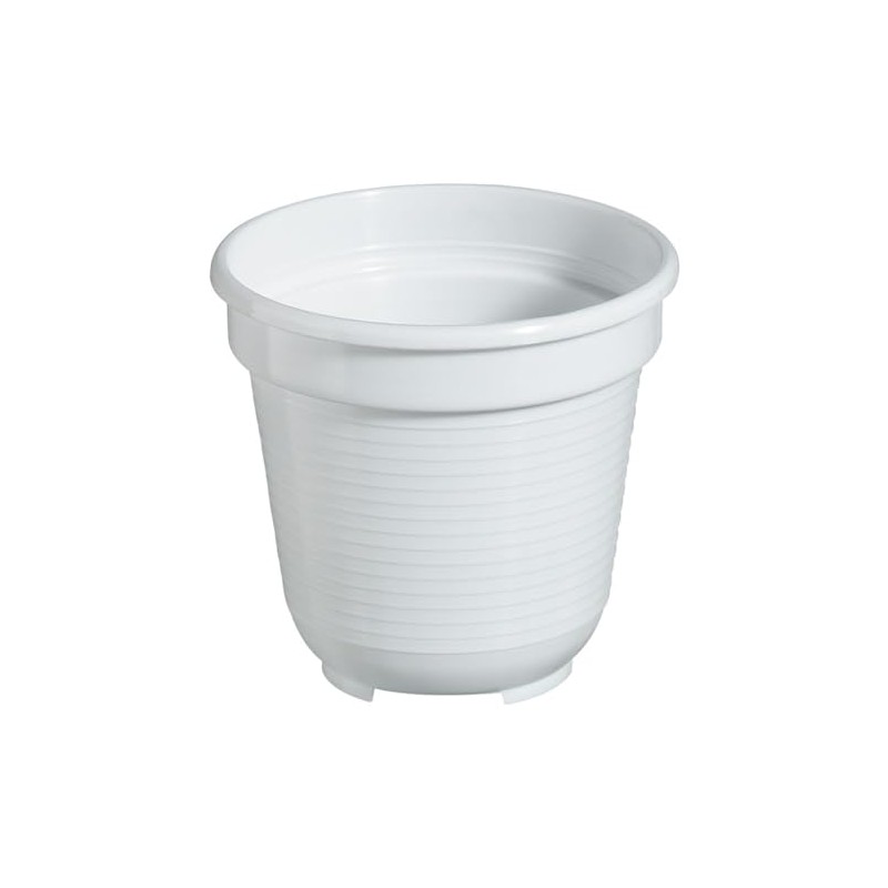Geli 80602410 Flower Pot 24 cm White 24 x 24