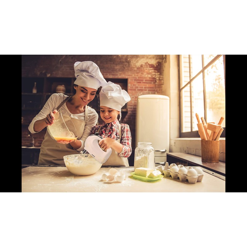 Courant CHM-1550 Electric Hand Mixer 5-Speed Control 150W with Chrome