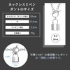 Yooping Men's Necklace, Silver, Padlock, Pendant, Stainless Steel