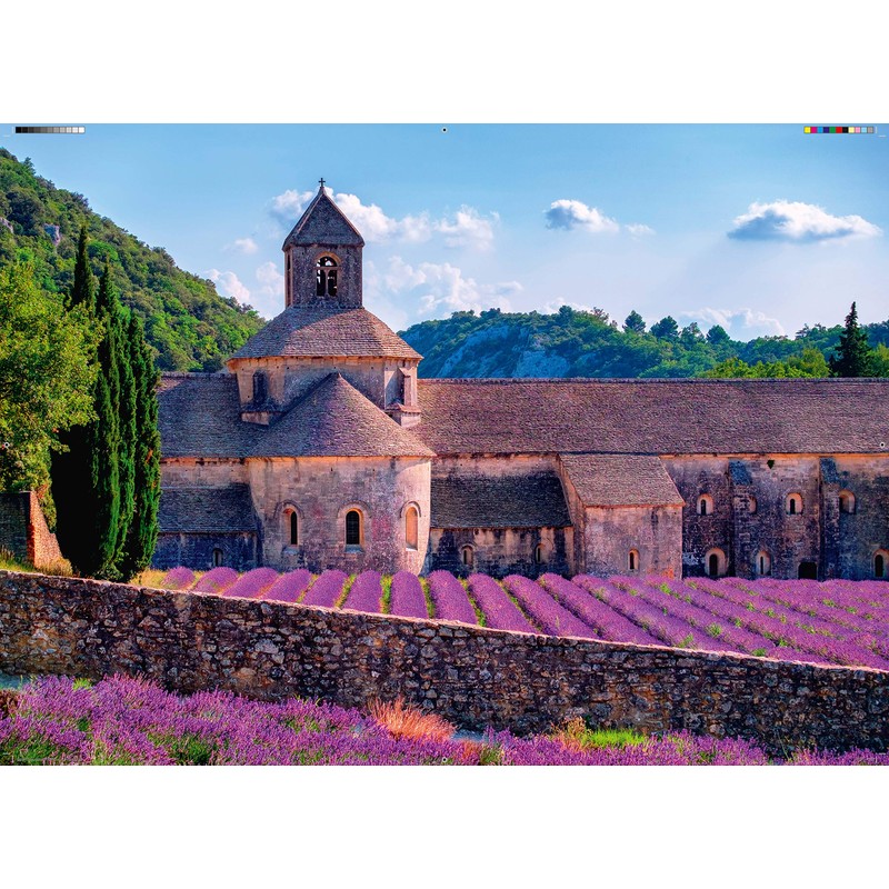 King 5663 Senanque Monastry Provence France Jigsaw Puzzle 1000-Piece, 68