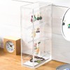 MUJI 18958207 Acrylic Necklace and Earring Stand, Approx. Width 2.6