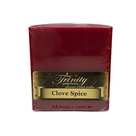 Trinity Candle Factory - Clove Spice - Pillar Candle - Square - 4x4