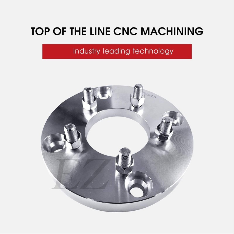 EZAccessory 2 Wheel Adapters 5x4.5 to 4x156 Thickness 1 Inch