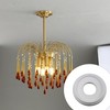bociloy 2Pcs 10" OD x 4" ID Molded PU Ceiling