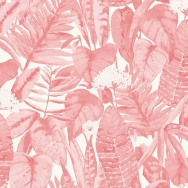 Tempaper Pink Lemonade Tropical Removable Peel and Stick Wallpaper, 20.5 in X...