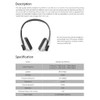 XTRONS Weiße IR Wireless Kopfhörer Dual Channel Stereo Infrarot Headsets