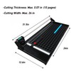 24 Inch Paper Trimmer, Rotary Paper Cutter, Precision Board Paper