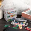 BSTKEY 12 Pcs Plastic Small Storage Containers with Lids, Clear