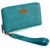 Wrangler Womens Wallet Leather Wristlet Long Purse Designer Clutch Large