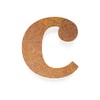 Vintage House Number C - Solid, Weatherproof & Durable -