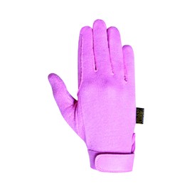 AK Cotton Grip AKRS-8485 Riding Gloves (Pink, XS)