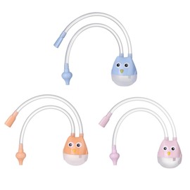 Sosoport 3Pcs Nasal Aspirators Safe Nasal Mucus Sucker for Newborns Lightweight Easy to Clean Transparent Tube for Visual Observation Essential Care Tool