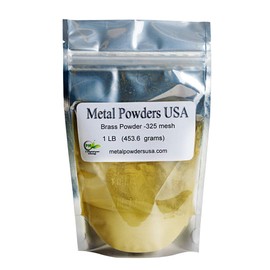 Premium Grade Brass Powder -325 Mesh One Pound (1LB) Rapid Shipping