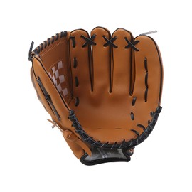 HolyElks Baseball Glove,Baseball Softball Mitt,Ergonomic Design - Comfortable and Durable Baseball Mitt for Kids Youth Training and Beginner (Brown, 10.5 inch)
