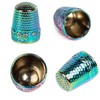 AXEN 4 Pieces Sewing Thimble, Metal Sewing Thimble Finger Protector,