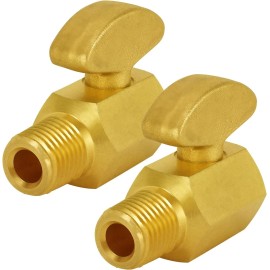 Cabtherlyn 1/4" NPT Male Air Brake Air Compressor Valve Copper Air Tank Drain Cock Ground