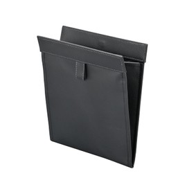 Seiwa WA156 Folding Car Goods, Slim Dust, Odor Protection, Activated Carbon Seat, Front Seat, Foot Mount, Magnetic Closure, Genuine Leather, Small Items, Storage, Dust Box