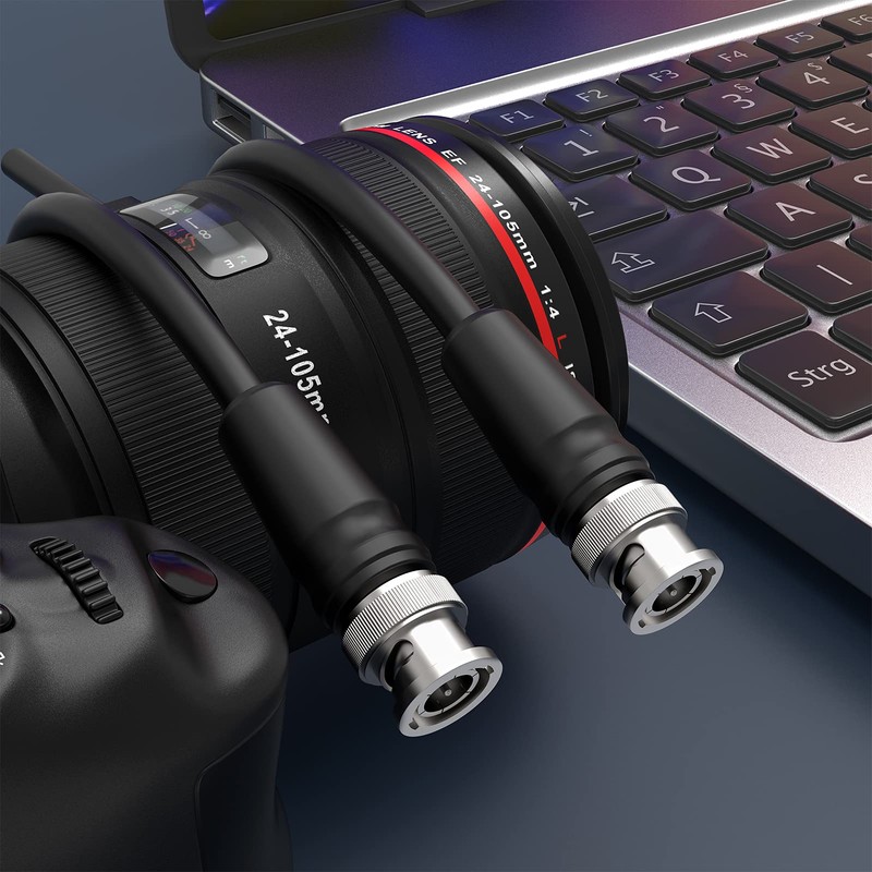 Dbilida 12G SDI Cable 150 ft, 4K@60Hz BNC Cable 75ohm