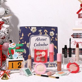 BAD COLOR Makeup Set Advent Calendar Boxes - 12 Days Christmas Countdown Calendar Gift Makeup Sets
