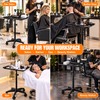 Adjustable Rolling Salon Tray for Professional Work – Large Aluminum
