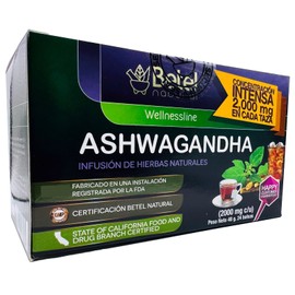 Betel Natural Premium Ashwagandha Tea Relax Your Day Away - 24 Tea Bags