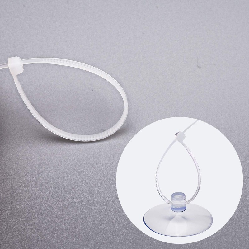 SAVITA 20 Pcs Aquarium Suction Cups Fish Tank Suction Hooks