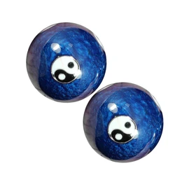 FOMIYES Meditation Balls Hand 2 Sets Exercise Balls Enamel Balls Chinese Hand Balls Exercise Hand Health Massage Balls Small Balls with Chime Chinese Massage Balls Fitness Handball