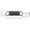 Rugo - Tension Spring - Wire Diameter 2.2 mm -