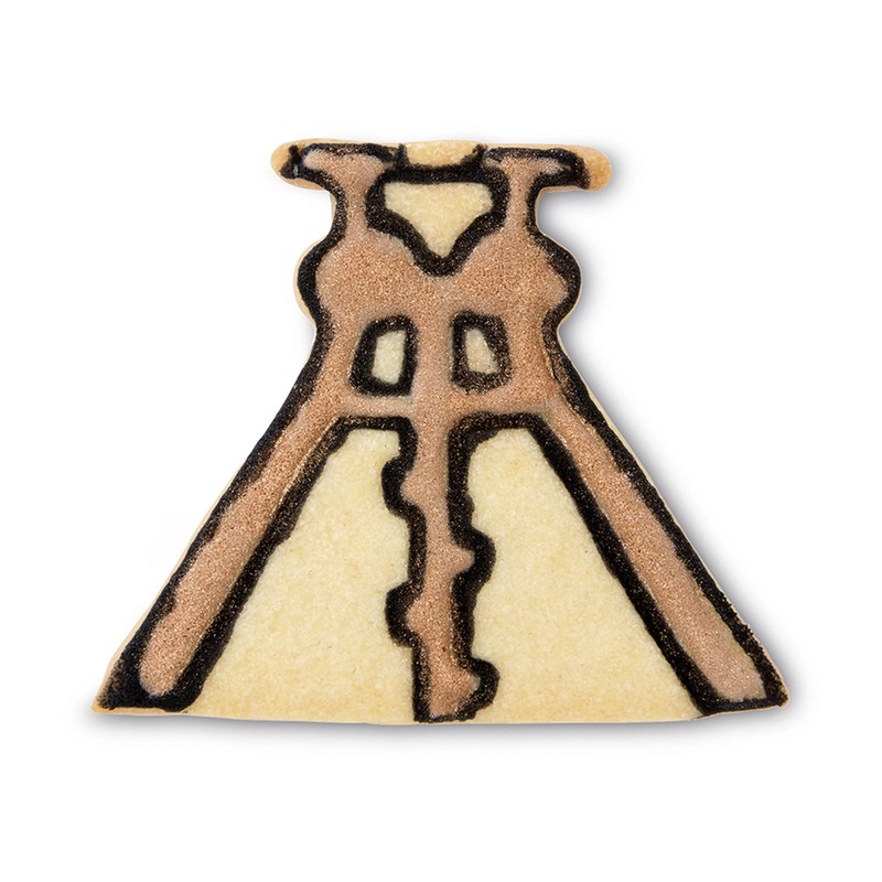 Staedter Coalmine Tower Shape Cookie Cutter, Silver