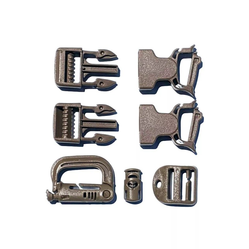 USMC Coyote Buckle Set QR Repair Kit for FILBE Pack