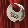 Security Padlock 4 Digits Waterproof Resettable Combination Lock Stainless Steel