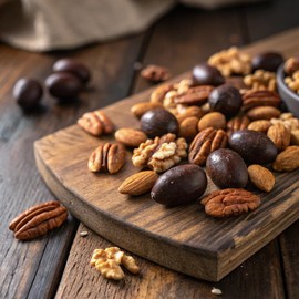 Orchard Valley Harvest Go-Go Keto Mix, 14 Pack (1.85 oz), Dark Chocolate Almonds, Peanuts, Walnuts, And Pecans, Low Carb, Gluten Free, Non-GMO